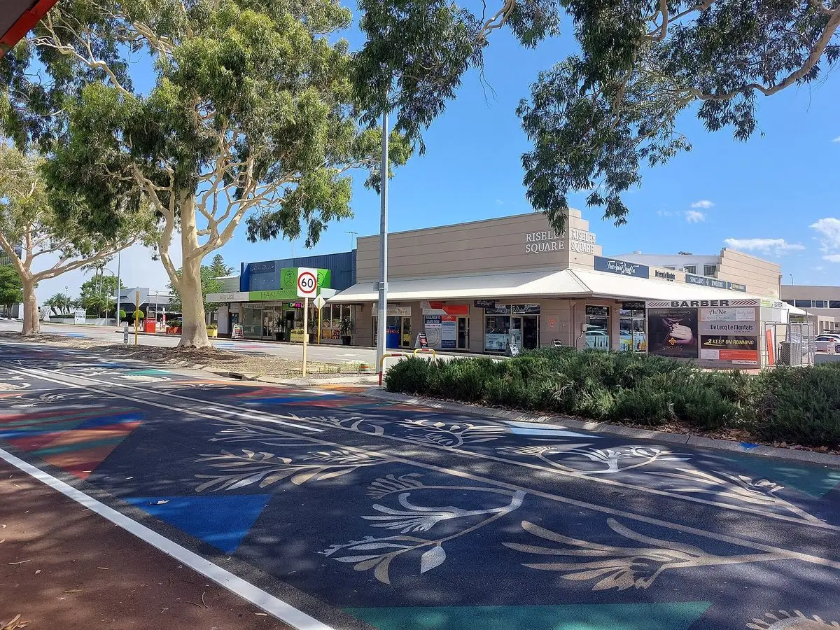 Riseley Square shopping centre on Riseley Street, Ardross