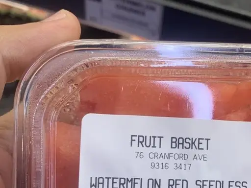 Watermelon chunks 350g at The Fruit Basket